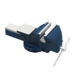 Bench Vice with 100 jaw width and fixed base (Heavy Duty Model with SG Iron body)